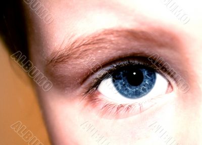 eye of a child