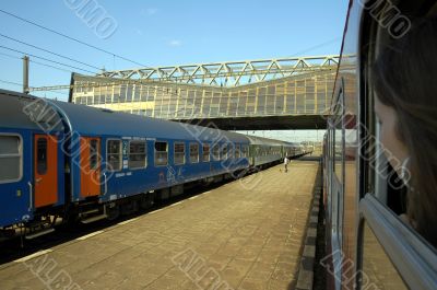 waiting for departure