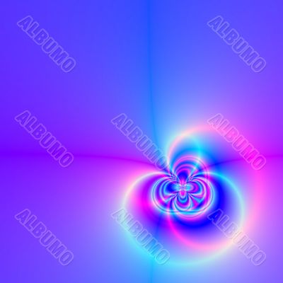 abstract stylish flower