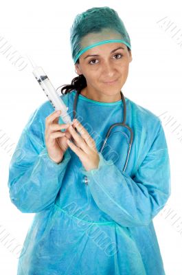 attractive lady doctor
