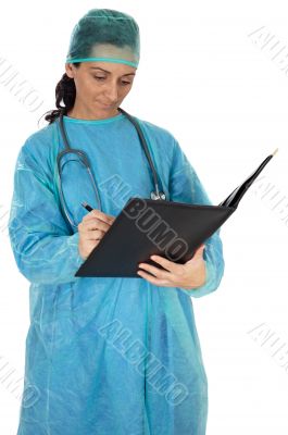 Attractive lady doctor
