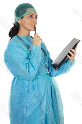 attractive lady doctor