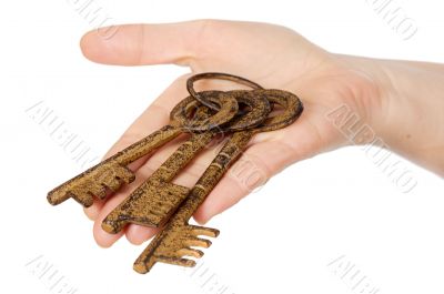 Three keys in the hand