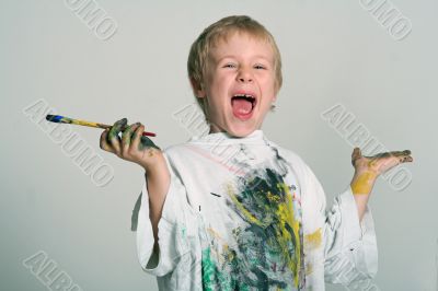 having fun