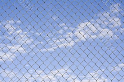 fence sky