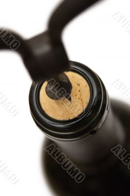 Wine Bottle Closeup