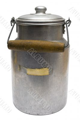 Vintage Milk Can w/ Path