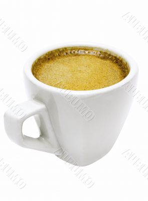 White Cup of Espresso w/ Path