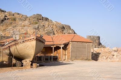 Traditional Ship Construction Site