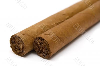 Two Cigars - Close View