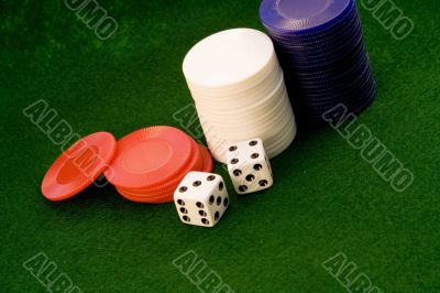 chips and dice