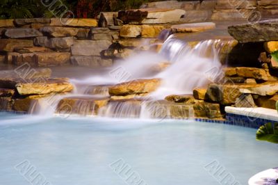 poolside falls