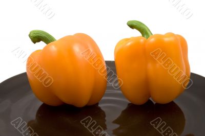 orange peppers salad idea