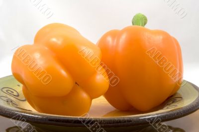 orange peppers salad idea