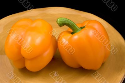 orange peppers salad idea