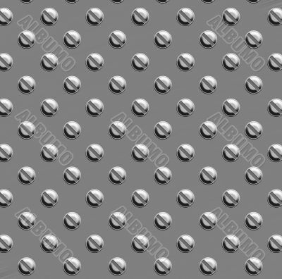 aluminum plate with screws