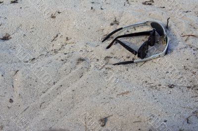 sunglasses on the beach