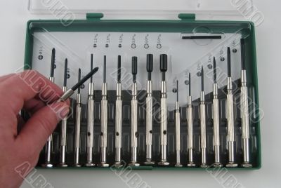 small screwdrivers