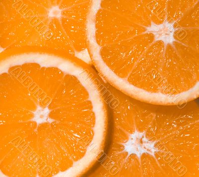 Slices of an orange