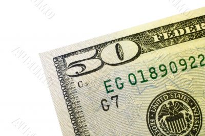 Corner of Fifty Dollar Bill