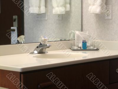 Bathroom hotel room