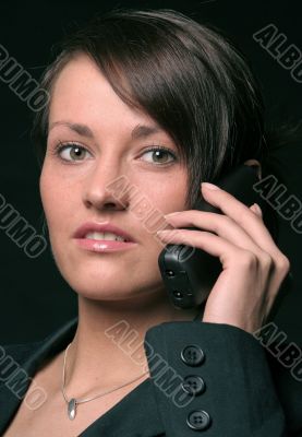 woman on the phone