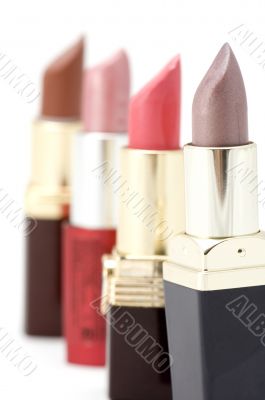 lipstick on white