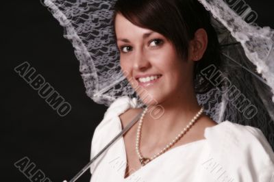 happy bride
