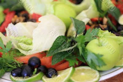 Fruit and herbs