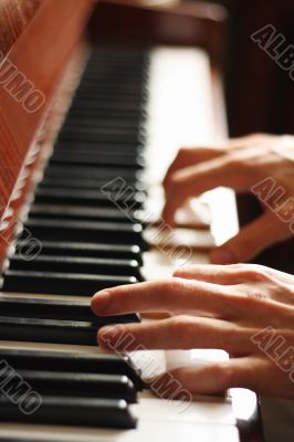 Hands of a pianist