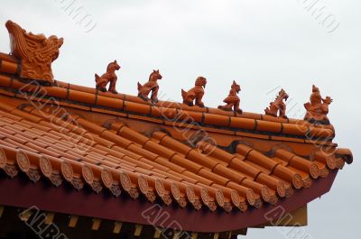 budhist temple detail