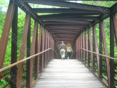 Wooden bridge