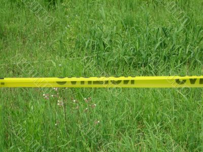 Yellow tape