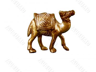 bronze statuette of camel