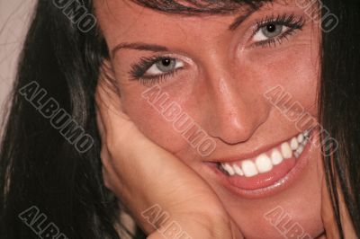 smiling