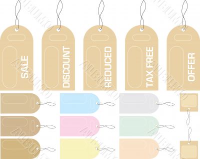 illustrated tags