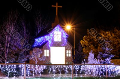 christmas church decoration