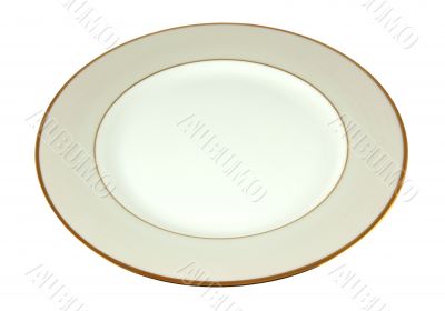 Ivory empty plate