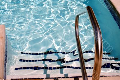 Swimming pool stairs