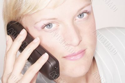 woman on the phone