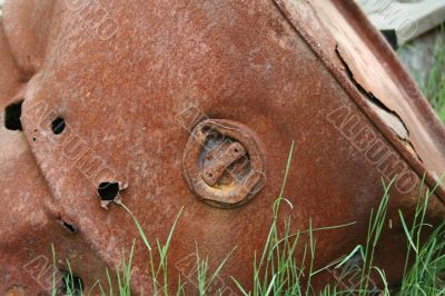 Rusty 50 gallon Drum