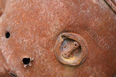 Rusty 50 gallon Drum