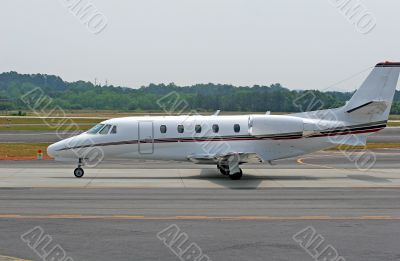 Taxiing Jet