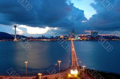 Macau city view