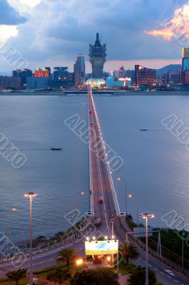 Macau city view