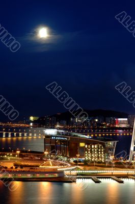 Night scene of  Entertainment Center, Macau