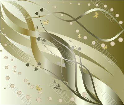 Abstract  floral background  - vector