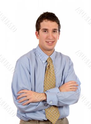 Smiling business man