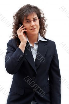 Business woman call