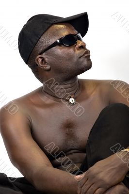 young african man